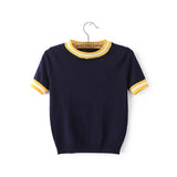 Retro Knitted Cropped Sweater