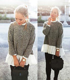 Speckled Knitted Pullover