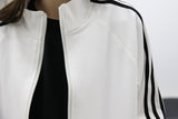 Striped Zip Up Jacket