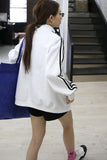 Striped Zip Up Jacket