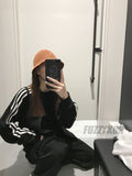 Striped Zip Up Jacket