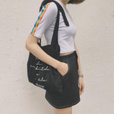 Rainbow Ribbon Crop Tee