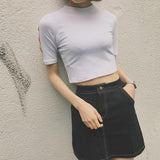 Rainbow Ribbon Crop Tee