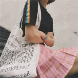 Rainbow Ribbon Crop Tee