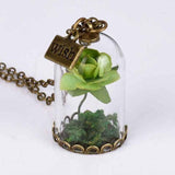 Rose Bottle Necklace