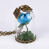 Rose Bottle Necklace