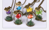Rose Bottle Necklace