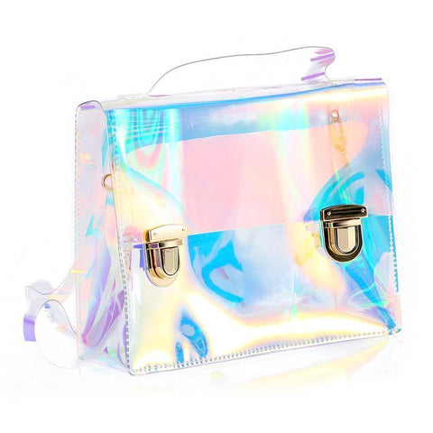 Holographic Clear Shoulder Bag