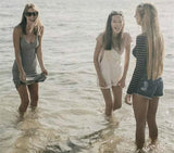 V Neck Spaghetti Strap Midi Dress