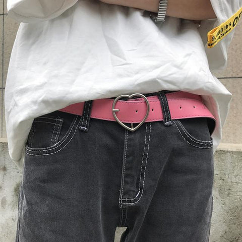 Heart Buckled Belt