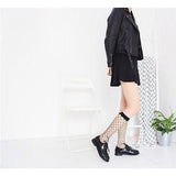 Fishnet Mesh Knee & Ankle Socks