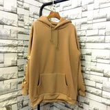 Floral Embroidered Oversized Hoodie