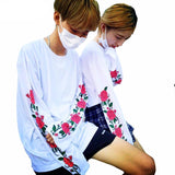 Rose Printed Long Sleeve Tee