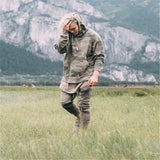Camo Drop Shoulder Hoodie