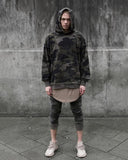Camo Drop Shoulder Hoodie