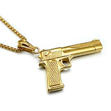 Pistol Gun Necklace