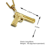 Pistol Gun Necklace