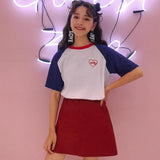 Embroidered "Heart Club" Tee
