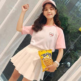 Embroidered "Heart Club" Tee