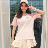Embroidered "Heart Club" Tee
