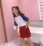 Embroidered "Heart Club" Tee