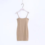 Basic Spaghetti Strap Cami Dress