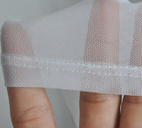 Slim Semi-Transparent Mesh Crop Top