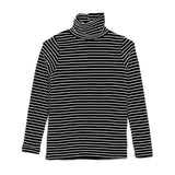 Striped Turtleneck Sweater