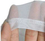 Slim Semi-Transparent Mesh Crop Top