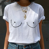 Hand Drawn "Boob" Tee
