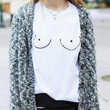 Hand Drawn "Boob" Tee
