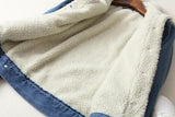Lambs Wool Denim Coat