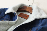 Lambs Wool Denim Coat