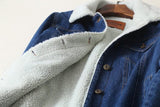 Lambs Wool Denim Coat