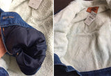 Lambs Wool Denim Coat