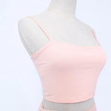 Cropped Top And Slim Mini Skirt Set
