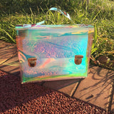 Holographic Clear Shoulder Bag