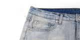 Cut Light Wash Jeans