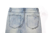 Cut Light Wash Jeans