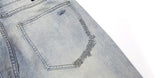 Cut Light Wash Jeans