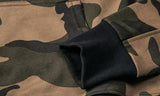 Camo Hooded Pullover With Utility Pocket