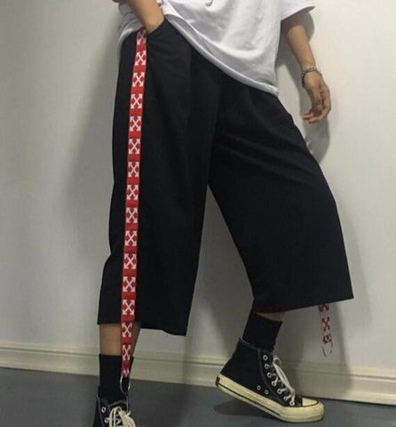 Extended X Striped 3/4 Trousers