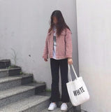 Basic Pastel Corduroy Jacket