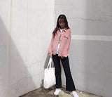 Basic Pastel Corduroy Jacket