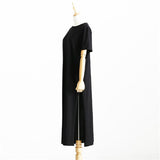 High Slit Shirt Dress