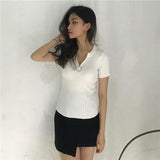 Knitted Zip Up Top