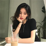 Knitted Zip Up Top