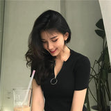 Knitted Zip Up Top