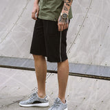 Shorts With Full Side Zipper