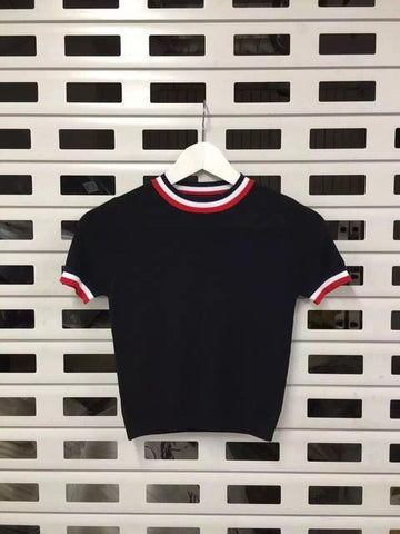 Retro Ringer Crop Top